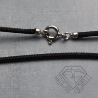Cordone mono filo chiusura in argento